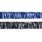 Il tappeto bianco nero di nylon appoggia la disposizione della nappa della frangia di 2.5cm