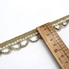 Le perle del poliestere della nappa imperlano guarniscono la disposizione di frange 2cm