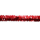 Disposizione in rilievo rossa del nastro dello zecchino di allungamento di GZ003 OEKO