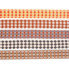 4cm multi Dots Polyester Jacquard Ribbon Trim colorato