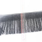 Disposizione di nylon della nappa della frangia di strato multi 4.5cm nero
