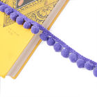 Nastro di Pom Pom Fringe Tiny Ball Lace della sciarpa del bambino per la decorazione