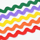 Tessuto tessuto piano di Rick Rack Trim For Home dell'arcobaleno
